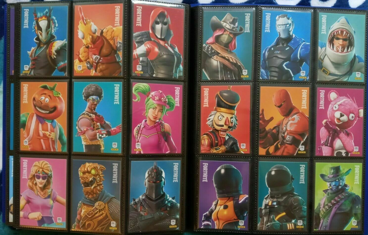 ENTIRE Fortnite Cards Panini COMPLETED ALL 300 LEGENDARY EPIC BASE