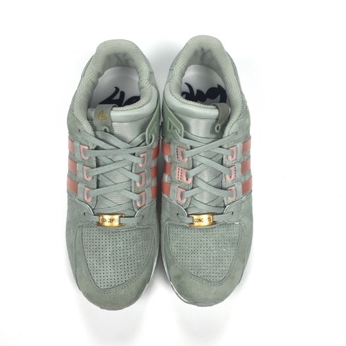 NWT Adidas EQT x Concepts Equipment Support 93/16 Gray Sneakers 8 Mens AUTHENTIC - Afbeelding 5 van 12