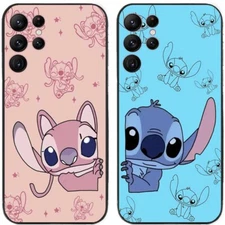 2 Pcs Peep Stitch TPU Back Case For iPhone Samsung Motorola Nokia TCL Google BLU