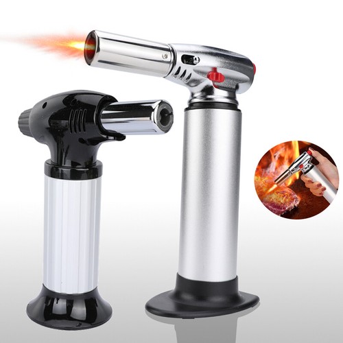 Soplete de gas butano encendedor cocina reposteria recargable llama ajustable US - Bild 15 von 39