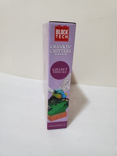 BLOCK TECH CRANKIN CRITTERS BLOCK BUGS Dragonfly Building Block Set 170 Pieces - Picture 2 of 7