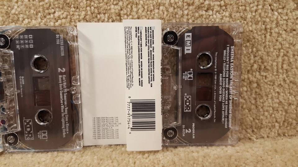 Sheena Easton The Best Of Sheena Easton - Do You Cassette Tape Lot EMI Records - Imagem 4 de 4
