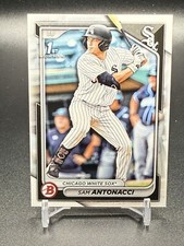 SAM ANTONACCI 2024 1st Bowman Paper RC W/Sleeve and Top Loader