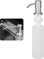 Kitchen Soap Dispenser Made of Stainless Steel, Built in 300ml Liquid Soap 360°