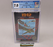 1942 Nintendo NES 1986 Capcom CIB Complete in Box CGC Graded 7.0 w/9.4 Cart!