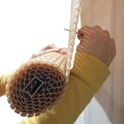 Outdoor Sun Shade Blind Roll UP Cordless Patio UV Window Protection Reduce Heat - Picture 6 of 7