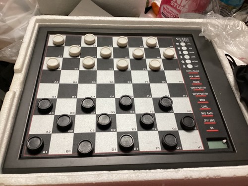 Excalibur Alpha Electronic 2 In 1 Chess & Checker Game - Picture 3 of 5