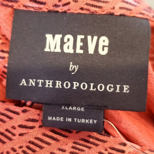 Anthropologie Maeve High Neck Tank Size XL - New with Tag Pink Mauve Tie Bow - Picture 11 of 15