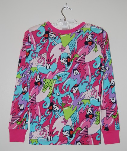 NWT Spotted Zebra Girls Disney Minnie Mouse Pink Print 4pc Pajama Set sz 14 - Picture 3 of 22