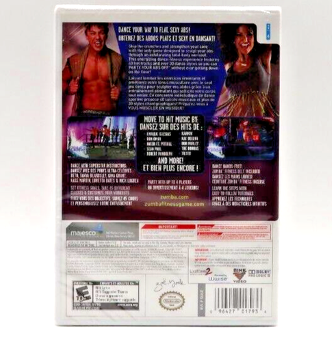 Zumba Fitness Core (Nintendo Wii, 2012) New Sealed - Picture 2 of 2
