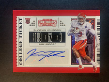 2019 Panini Contenders Draft Picks College Ticket Keesean Johnson Rookie Auto RC