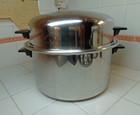 Cory Flavor Seal 6 Qt Stock Pot 3-Ply 18-8 Stainless Steel 2 Lids + Egg Poacher — photo 7