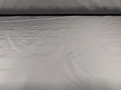 Taffeta Woven Dress Fabric, Per Metre - Plain - Silver Grey - Picture 2 of 2