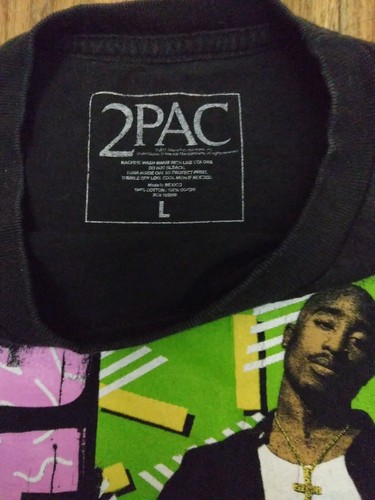 2PAC All Eyez On Me Size Large TShirt Hip Hop Tupac - Picture 4 of 5