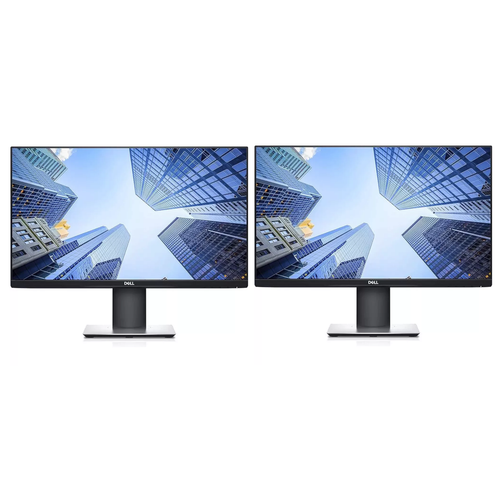 Dual Dell 24" Monitor P2419H LED FHD 1920 x 1080 60Hz 8 ms Widescreen GRADE B - Picture 12 of 13