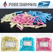 400/50x Waterproof Heat Shrink Butt Wire Splice Crimp Connectors Terminals Kit
