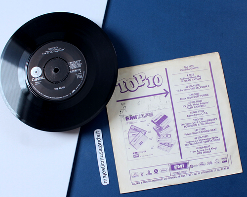 RARE COVER ORIGINAL 1970 THE BAND A TIME TO KILL 7" VINYL 45 LEVON HELM - Picture 5 of 6