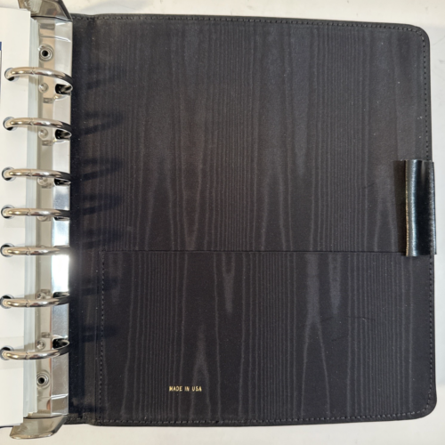 Seven Habits Covey Planner Classic Black Leather Binder (7) 1-inch rings NEW - Picture 18 of 22