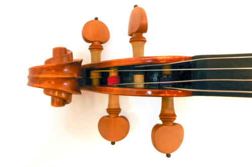 OTTO A. GLAESEL 16" Viola 1700 Stradivarius VA033E Vintage 1983 w/ Modern Case - Picture 17 of 22