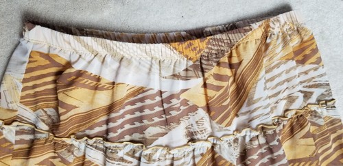NWT ANTTHONY ORIGINAL Maxi Skirt L Multi-color Geometric Elastic Waist Tiered - Picture 9 of 12