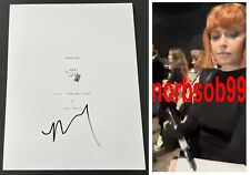 NATASHA LYONNE SIGNED AUTOGRAPH POKER FACE SCRIPT w/EXACT PROOF & BECKETT COA NATASHA LYONNE SIGNED AUTOGRAPH POKER FACE SCRIPT w/EXACT PROOF & BECKETT COA