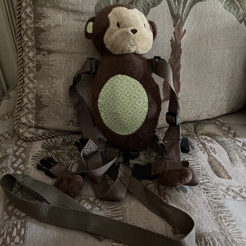 Child of Mine Carter’s Light Brown Monkey  Plush Rattle Stuffed Toy child holder - Picture 1 of 4