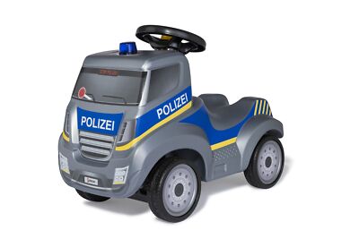 Ferbedo Polizei Rutscher Babyrutscher Blaulicht + Sirene, Lenkrad mit Hupe