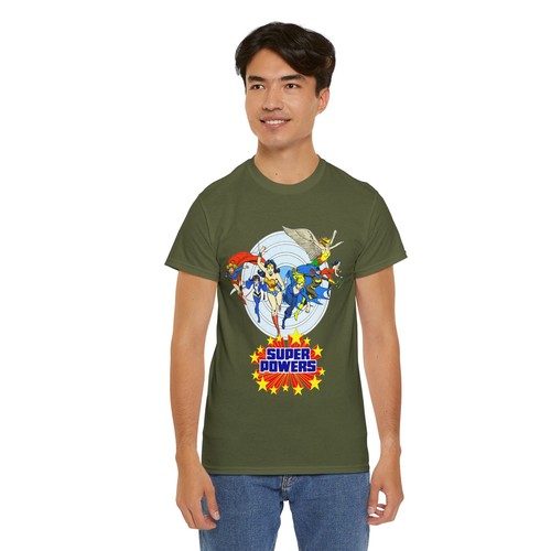 Super Powers T-Shirt - DC Women Retro Art - Wonder Woman, Zatanna, Black Canary - Picture 46 of 121