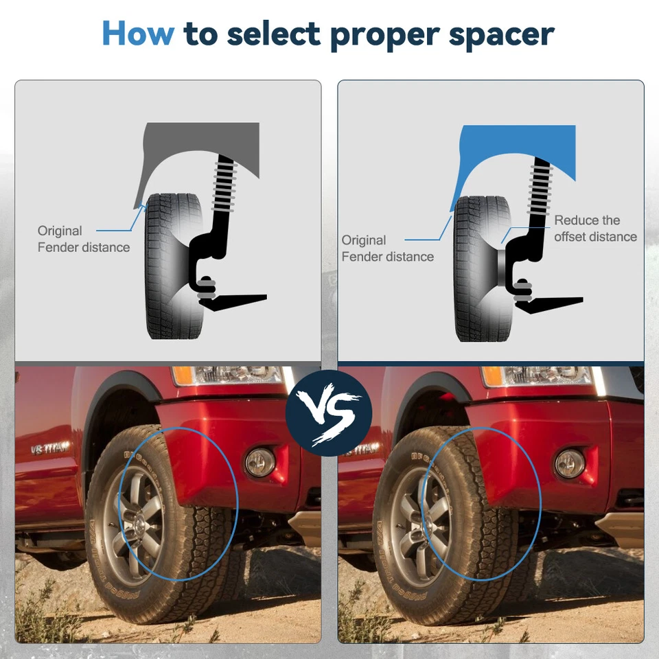 4Pc 1.5" 6x135 Hub Centric Wheel Spacers 14x2 For Ford F-150 2004-2012 2013 2014 - Image 4 of 4