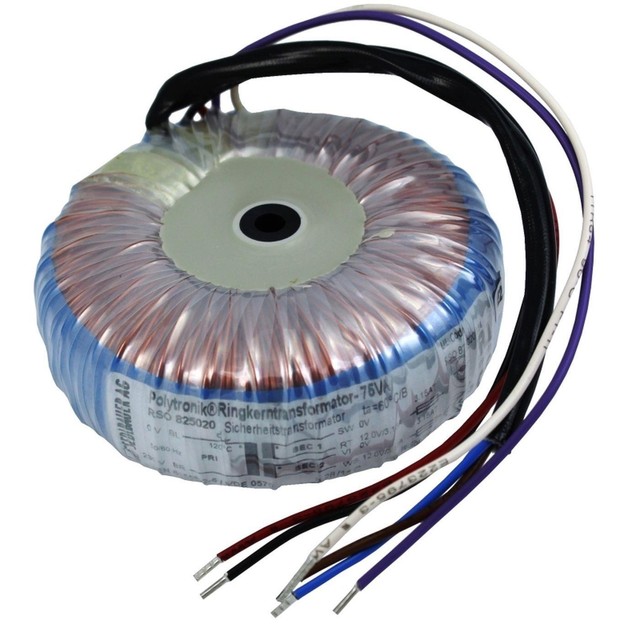 Ring core transformer 75VA 230V 2x22V 44V sedlbuilder RSO-825023- ZB8522 Ring core transformer 75VA 230V 2x22V 44V sedlbuilder RSO-825023- ZB8522