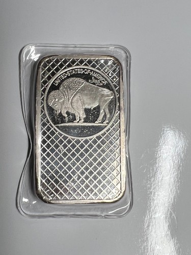5 oz SilverTowne Buffalo .999 Silberbarren mit S/N in versiegelter Münzverpackung - Bild 3 von 4