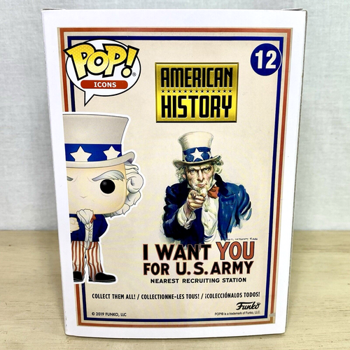 Funko Pop Icons Uncle Sam 12 American History Limited Edition Exclusive Vaulted - Picture 5 of 10