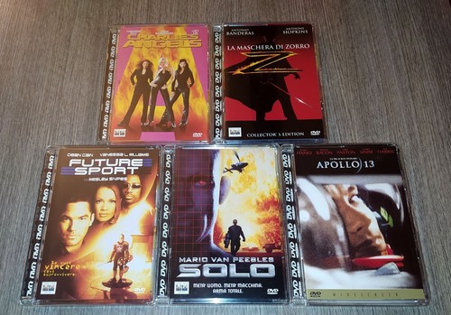 Lotto CB 20 Film DVD Jewel Box - Solo Notting Hill Apollo 13 Easy Rider Bad Boys - Foto 9 di 10
