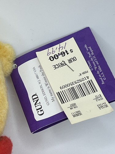 Disney Gund Winnie The Pooh Bear Plush The 100 Acre Collection 2 Stuffed Animals - Picture 7 of 11