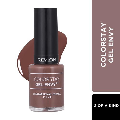Revlon Colorstay Gel Envy Long Wear Nail Enamel, Brown 2 Of A Kind 11.7ml - Picture 2 of 8