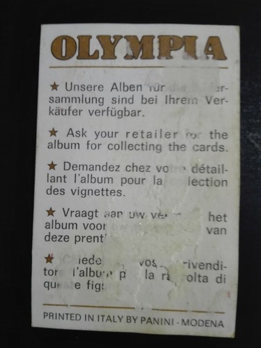 FIGURINA OLYMPIA 1896-1972 HELSINKI 1952 n° 156 OTTIMA RECUPERATA - Imagen 2 de 2