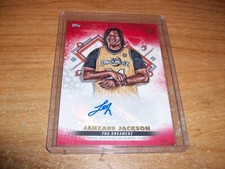 (3) 2022-23 Topps Inception OTE Basketball Jahzare Jackson Patch Auto Cards /75