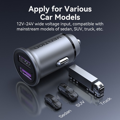 Cargador de Coche Carga Rápida Carga Rápida SCP QC4.0 QC3.0 USB Tipo C PD Para Samsung - Imagen 5 de 10