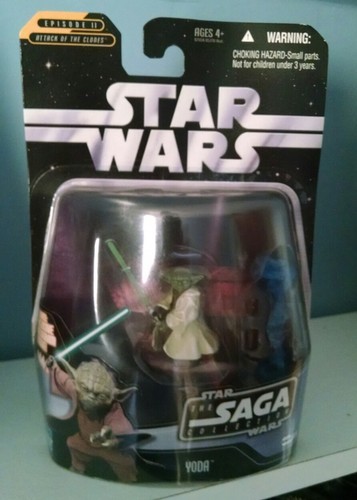 Star Wars The Saga Collection Yoda #19 Hasbro 3" Action Figure New in Sealed PKG - Bild 1 von 2