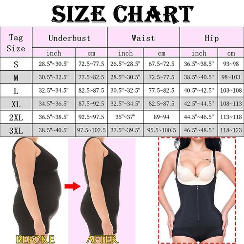 Lady Fajas Colombianas Latex Tummy Control Bodysuit Post Partum Full Body Shaper - Picture 2 of 16