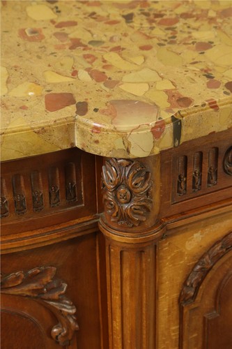 Antique Louis XVI Marble Top Sideboard, France - Picture 11 of 12