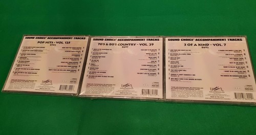 Karaoke Spotlight Series CD+G Sound Choice Discs 8702, 8697, and 8692 (3pc lot) - Picture 2 of 2