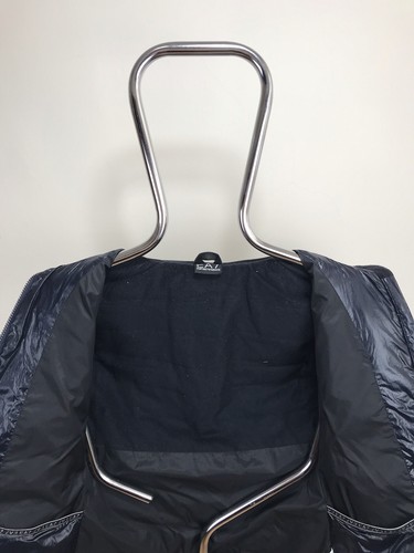 Women’s S/36,Emporio Armani EA7 Ski Down Navy Blue Nylon Jacket,Coat,RRP800$ - Picture 9 of 16