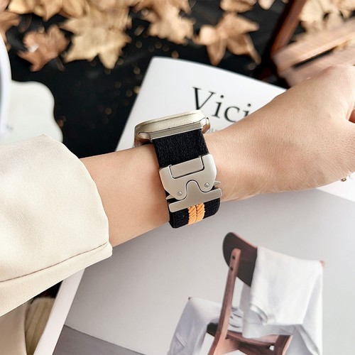 Braided Nylon Band Straps Wristbands for iWatch Series 10 9 8 7 42/44/45/46/49mm - Picture 11 of 18