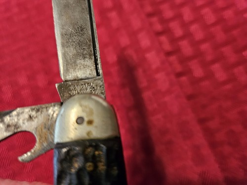 Vintage Official Boy Scout Folding Pocket Knife.4 Blade Germany National Cutlery - Picture 3 of 4