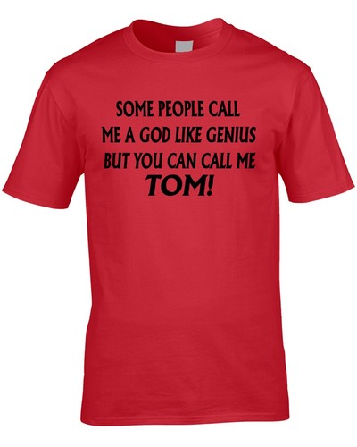 Camiseta Tom Divertida Niños Hombres Personaliza Cualquier Nombre Regalo Regalo Papá 80th Thomas - Imagen 3 de 4