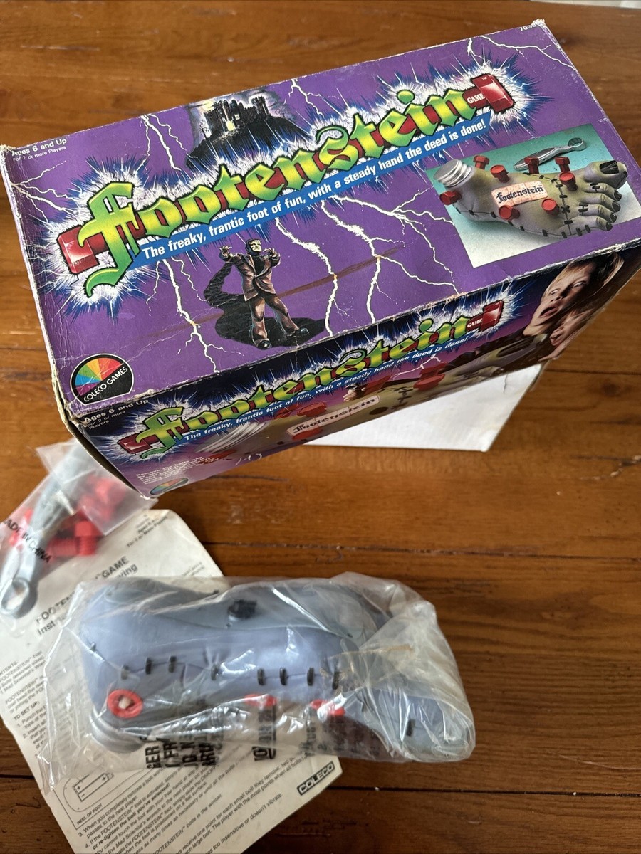 フランケンシュタインゲーム　COLECO GAMES　デッドストック品 Rare 1988 Footenstein Frankenstein Operation Coleco Games