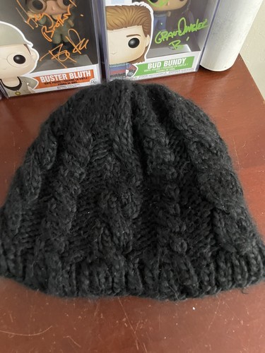 The North Face Wool Blend Cable Knit Beanie - Black - Picture 3 of 4