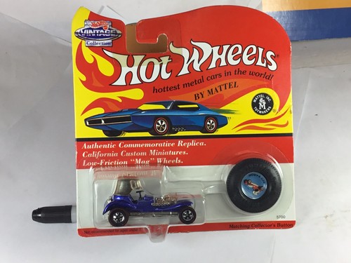 Hot  Wheels 1993 Vintage Series Deep Blue Red Baron