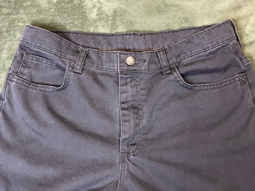 WRANGLER Boys Youth Size 16 Husky Classic Boot Adjustable Waist Dark Grey Chino - Picture 1 of 10